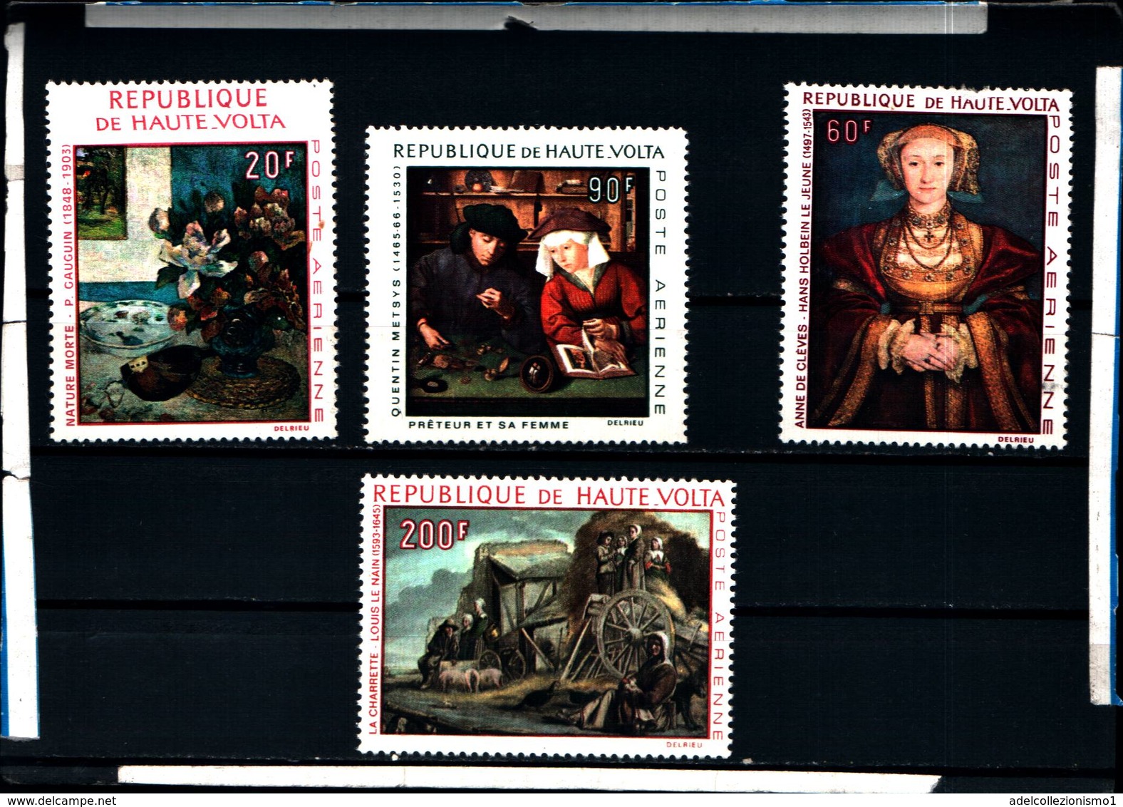 6549B)  HAUTE VOLTA 1969 PAINTINGS  - MNH** - Alto Volta (1958-1984)