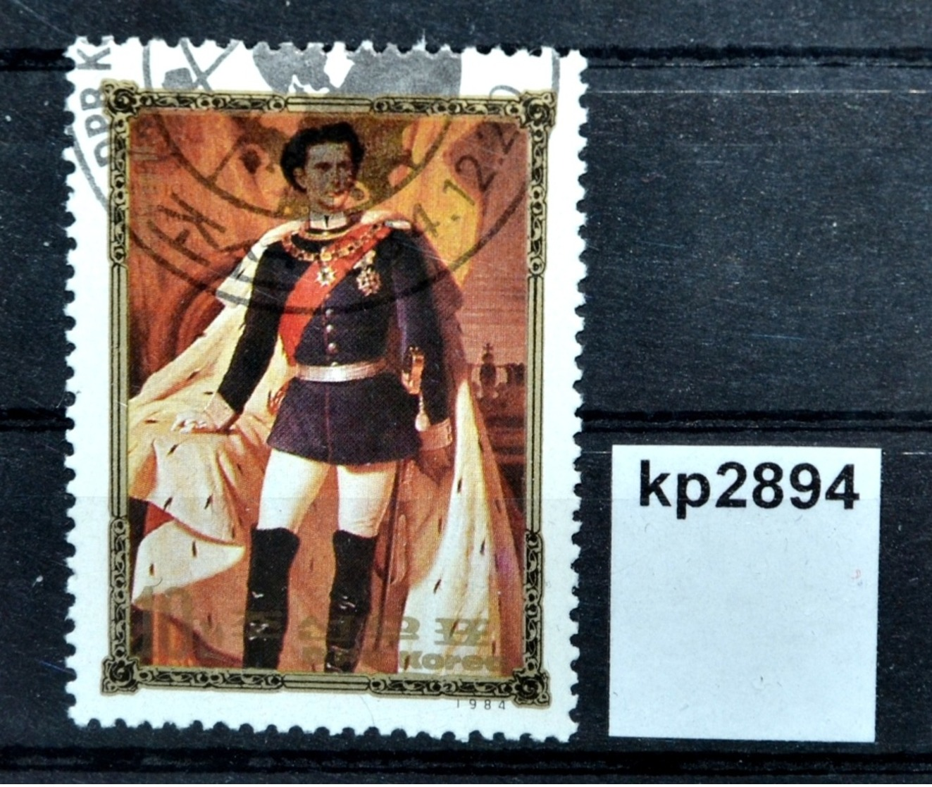 Kp2894 Europäische Herrscher, Ruler, König Ludwig II. Von Bayern, KP 1984 - Corée Du Nord