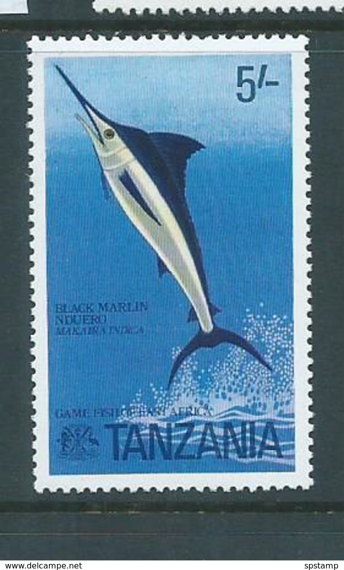 Tanzania 1977 5 Shilling Marlin MLH - Tanzania (1964-...)