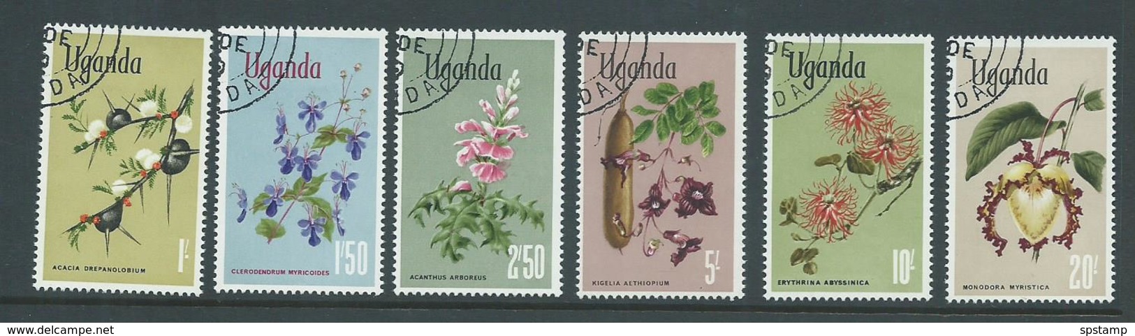 Uganda 1969 Flowers 1 Shilling To 20 Shillings FU - Uganda (1962-...)