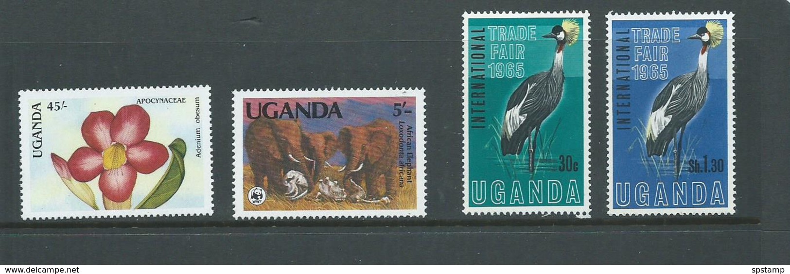 Uganda 1962 - 1995 Selection Of 43 Used & 4 MNH - Uganda (1962-...)