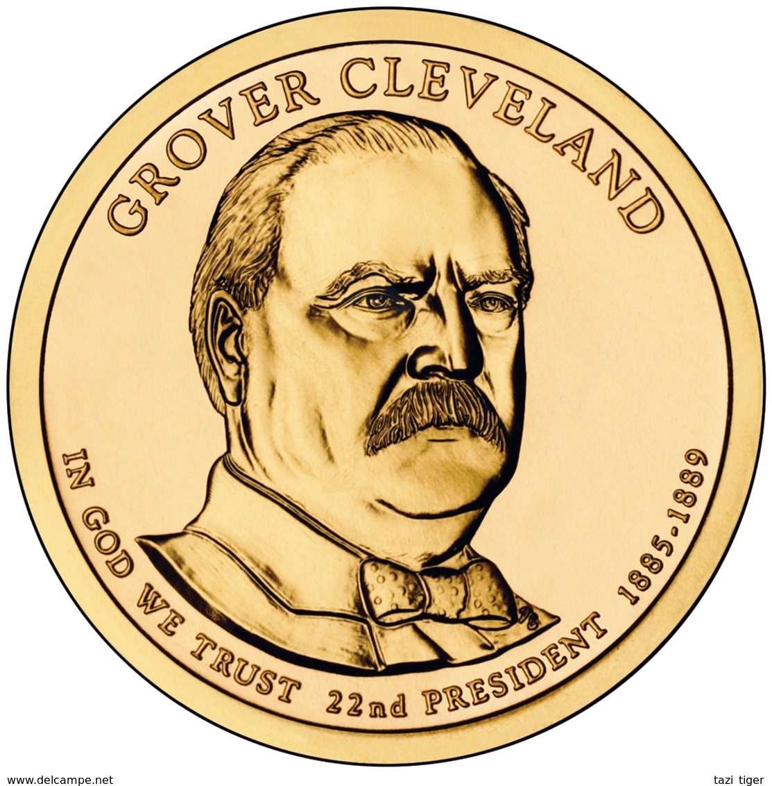 2012 • $1 • US President Grover Cleveland (1st Term) - 2007-…: Presidents