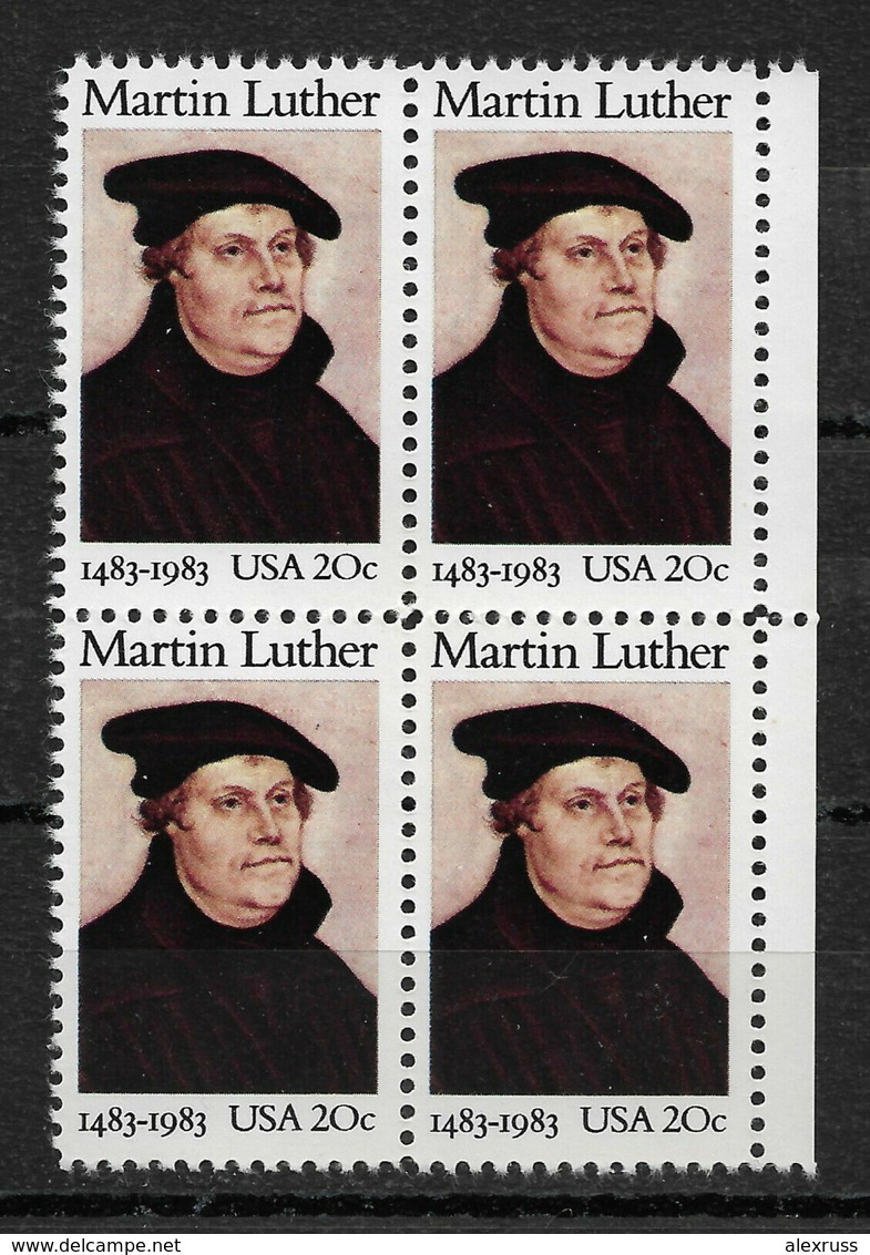 US 1983 ,Martin Luther Block, Scott # 2065, VF MNH**OG - Theologians