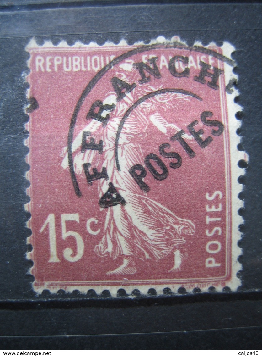 FRANCE    PREOBLITERE N° 53 - OBLITERE - 1893-1947