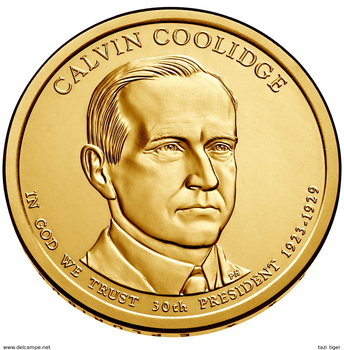 2014 • $1 • US President Calvin Coolidge - 2007-…: Presidents