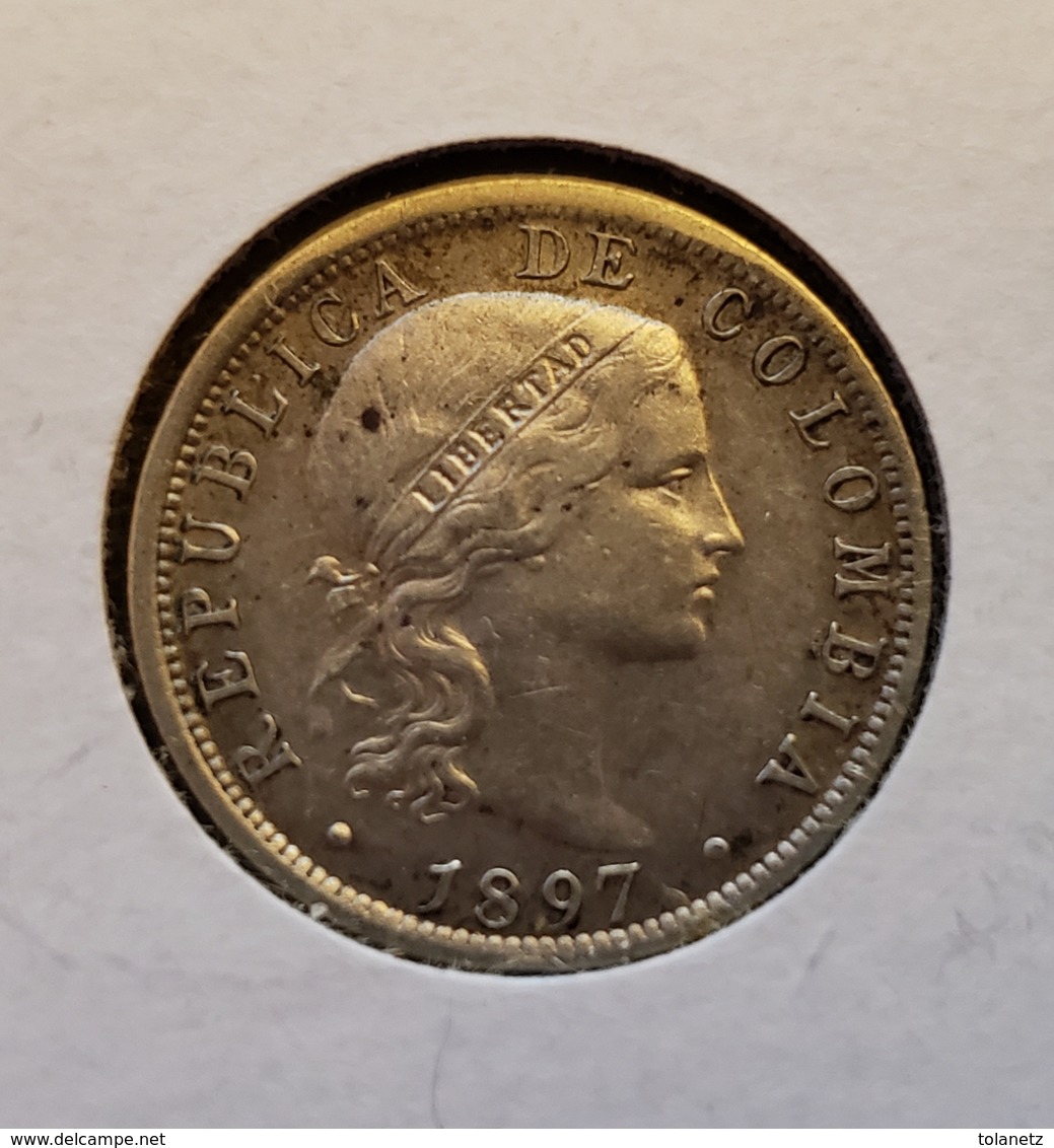 Colombia 10 Centavos 1897 - Colombia