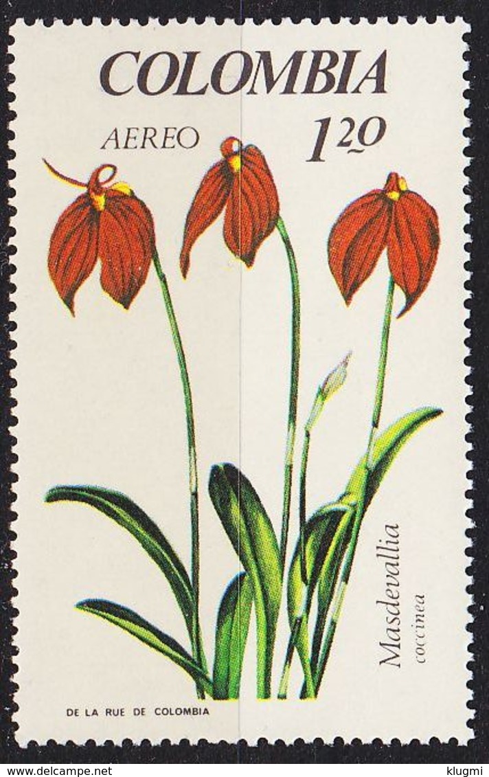 KOLUMBIEN COLOMBIA [1967] MiNr 1101 ( **/mnh ) Blumen - Kolumbien