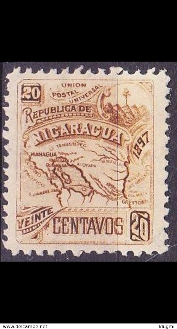 NICARAGUA [1897] MiNr 0093 Y ( */mh ) - Mexiko