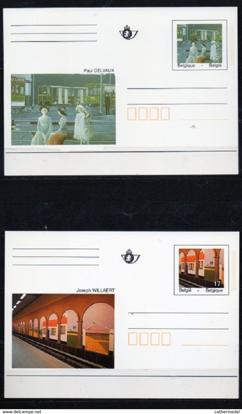 Année 1997 : CA52-CA53/BK52-BK53 - Métro Bruxellois - Briefkaarten 1951-..