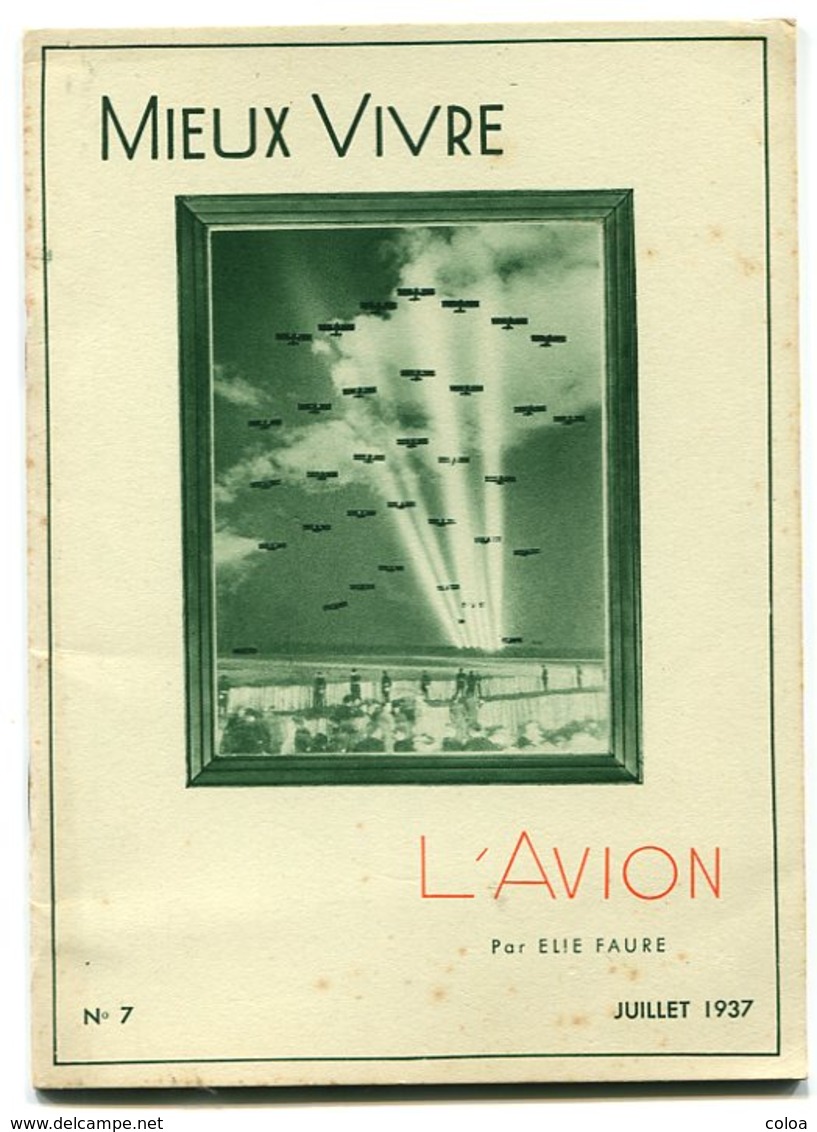 ELIE FAURE L’avion 1937 - 1900 - 1949