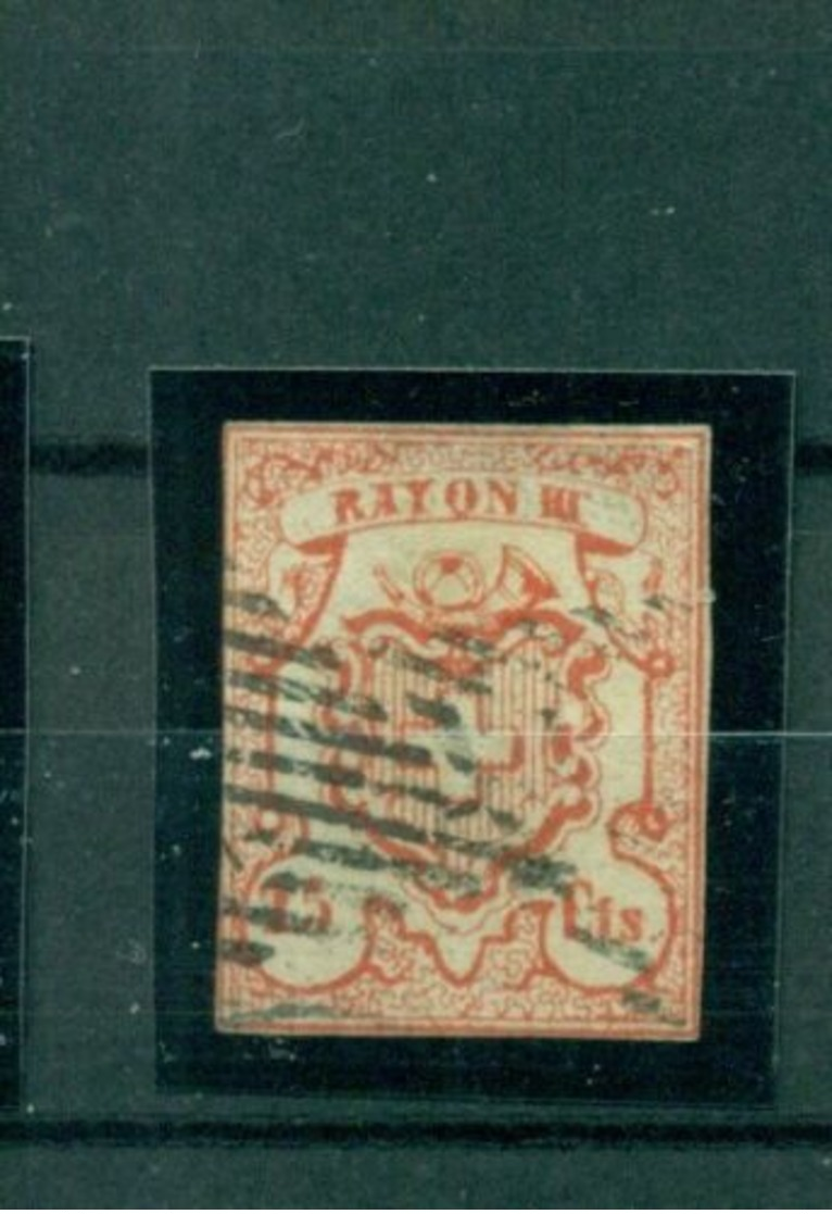 Schweiz, Wappen, Nr. 10 Gestempelt - 1843-1852 Timbres Cantonaux Et  Fédéraux