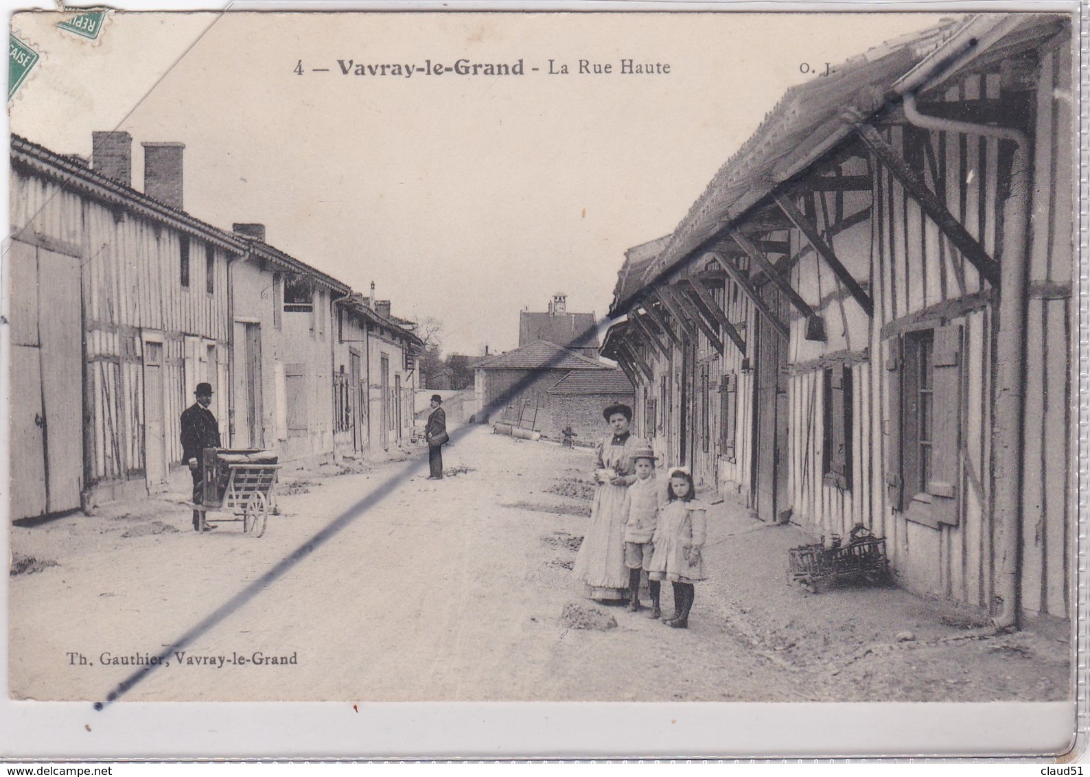 Vavray Le Grand (51) La Rue Haute (N° 4) - Sonstige & Ohne Zuordnung