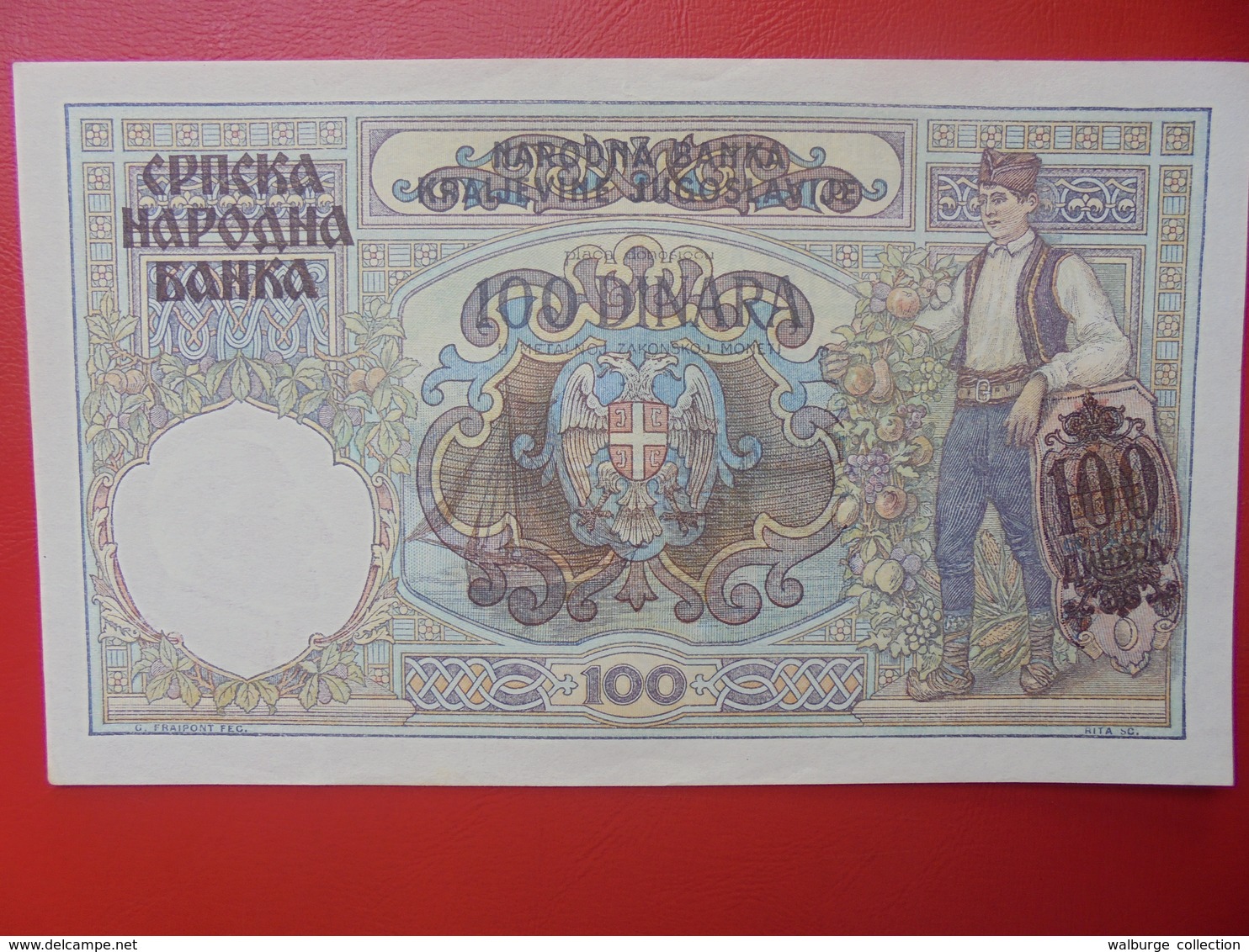 SERBIE 100 DINARA 1941 PEU CIRCULER/NEUF (B.2) - Serbie