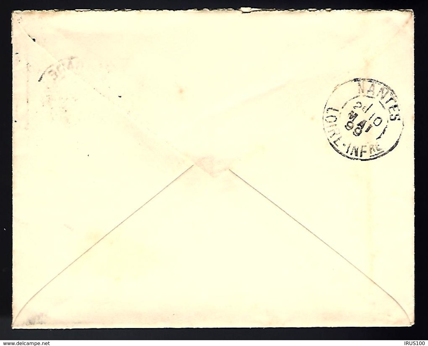 LETTRE EN PROVENANCE DE TOURS.GARE - INDRE ET LOIRE - 1899 - POUR NANTES - - 1898-1900 Sage (Tipo III)