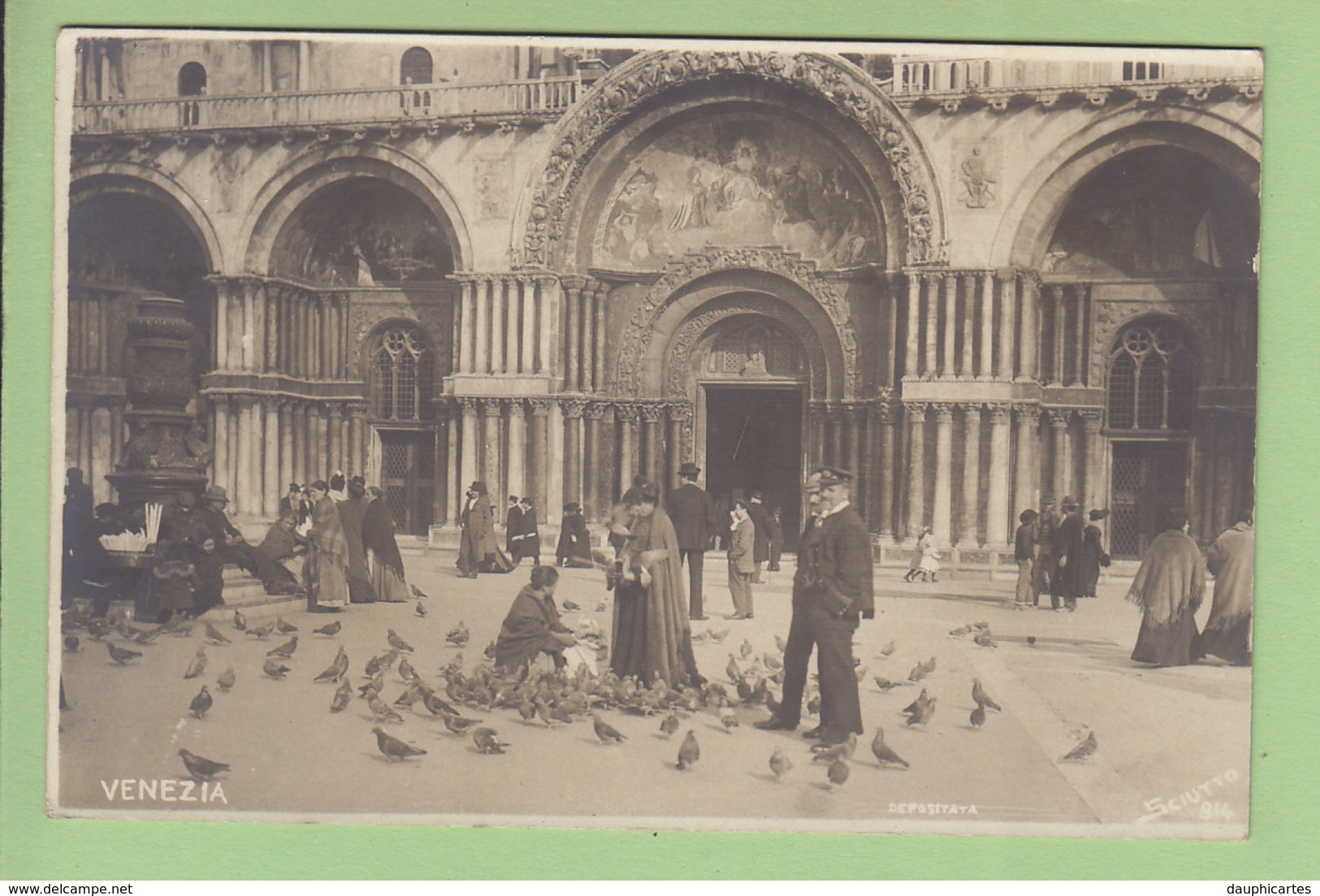 VENEZIA : Carte Photo. TBE. Dos Simple. 2 Scans. Edition Photo Sciutto - Venezia (Venedig)