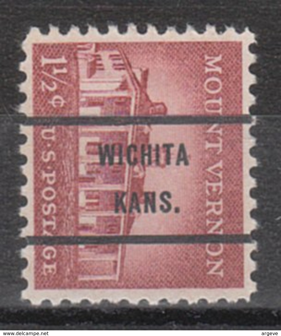 USA Precancel Vorausentwertung Preo, Bureau Kansas, Wichita 1032-71 - Vorausentwertungen