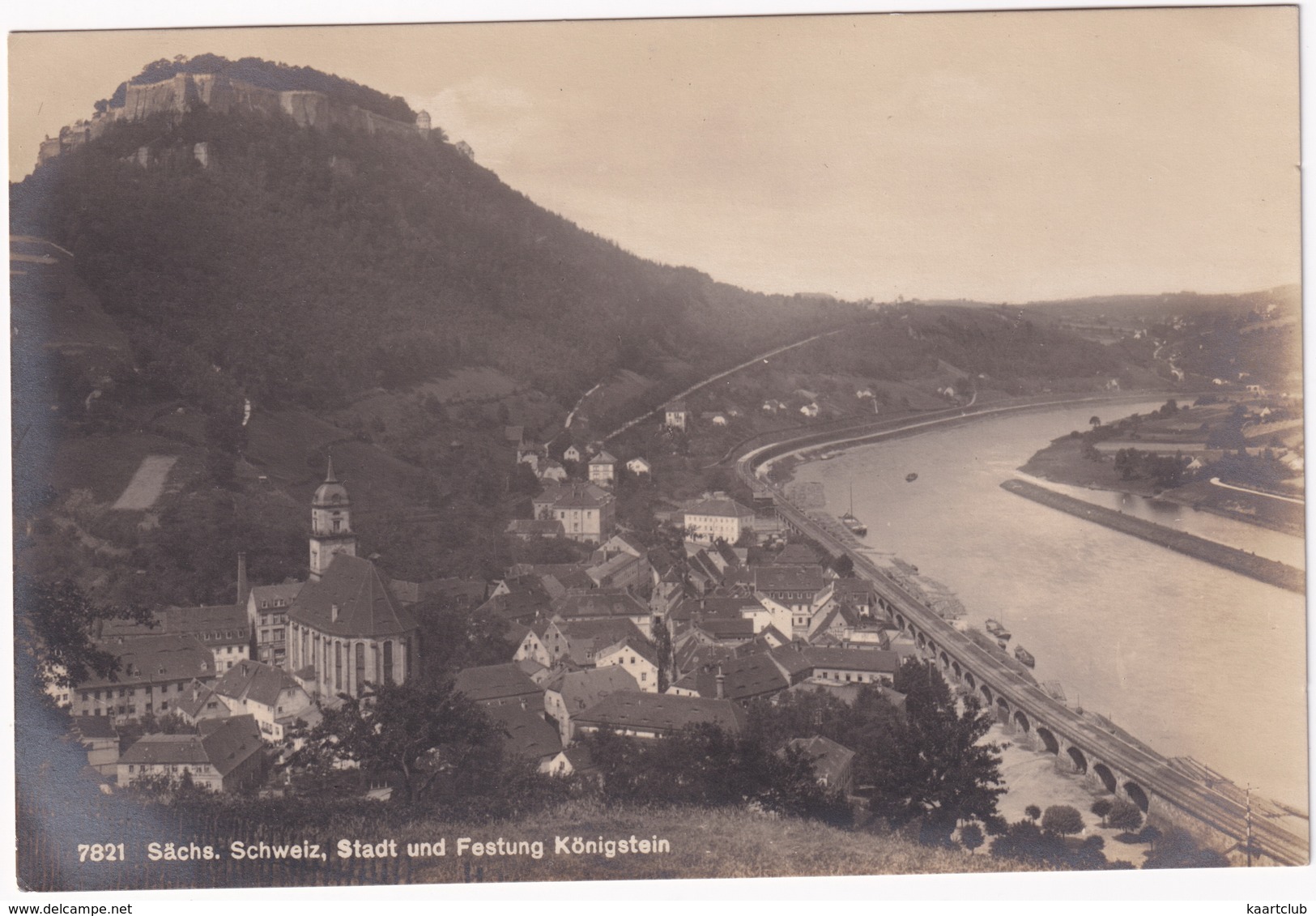 Sächs. Schweiz - Stadt Und Festung Königstein - Bastei (sächs. Schweiz)