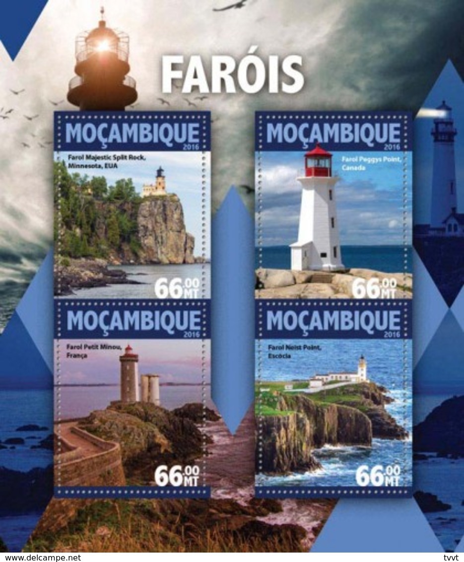 Mozambique, 2016. [moz16125] Lighthouses (s\s+m\s) - Fari