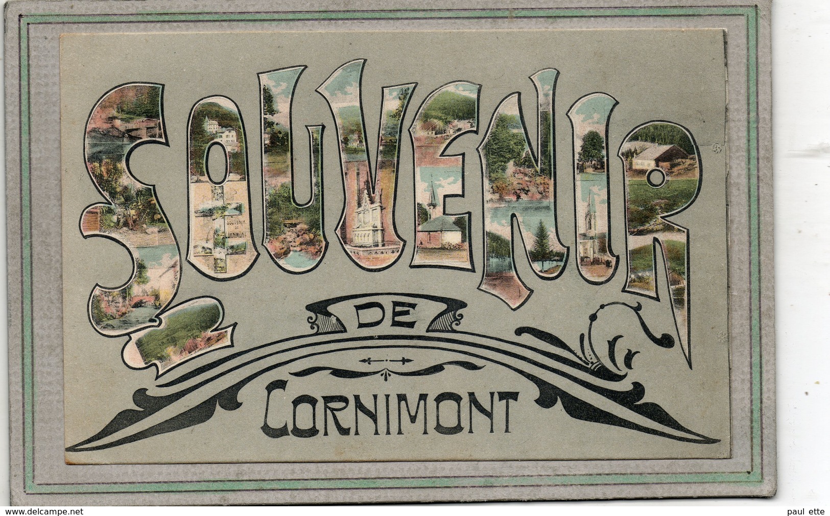 CPA - CORNIMONT (88)  Carte Multivues De 1907 - Souvenir De ... - Cornimont