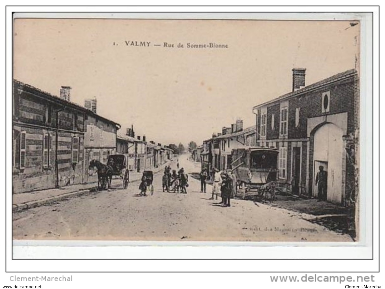 VALMY - Rue De Somme-Bionne - Très Bon état - Andere & Zonder Classificatie