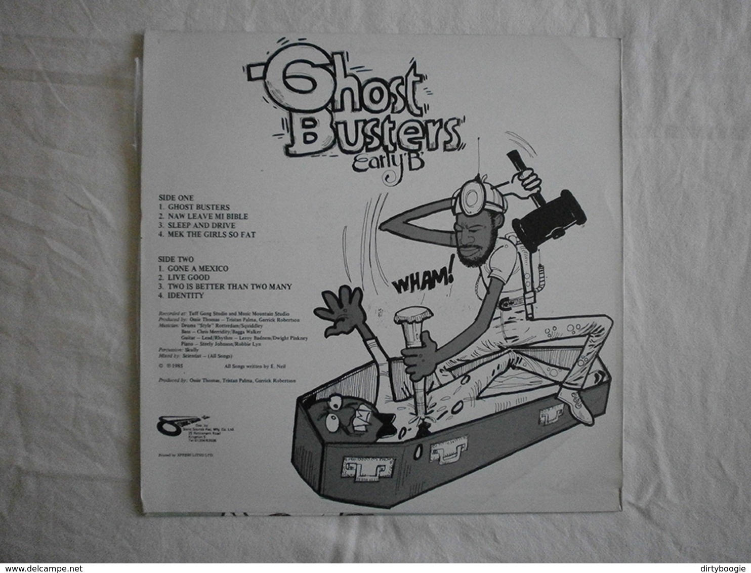 EARLY "B" - Ghost Busters - LP - RAGGAMUFFIN - Reggae