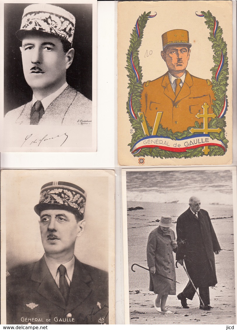 Le General De Gaulle  20 Cartes  ,lot Varie - People