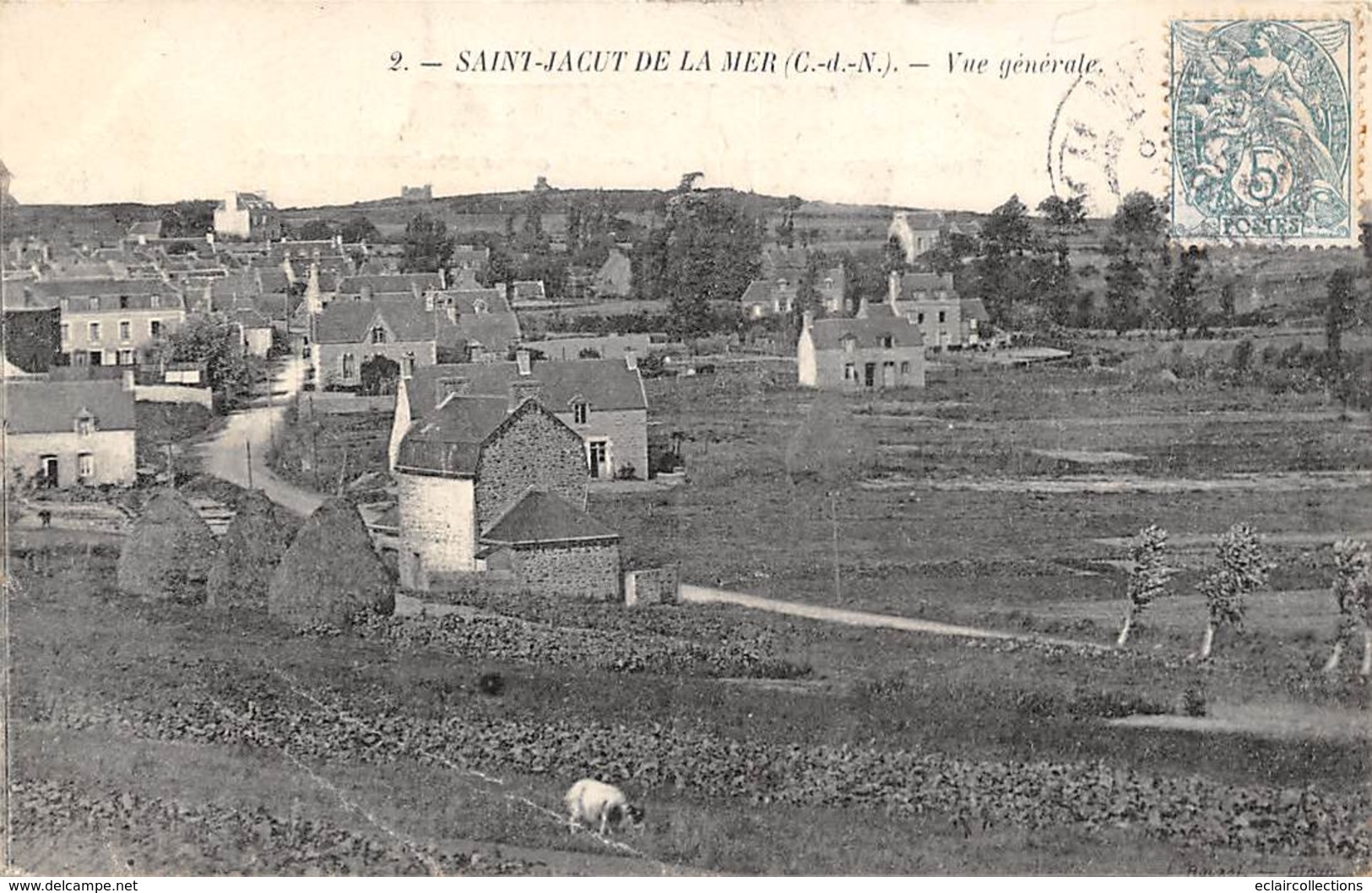 Saint Jacut De La Mer        22        Vue Générale       (voir Scan) - Saint-Jacut-de-la-Mer