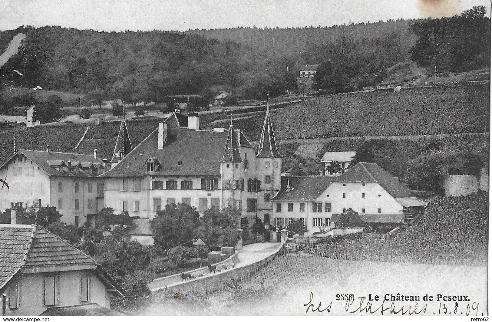 NEUCHATEL → Le Château De Peseux Anno 1909 - Peseux