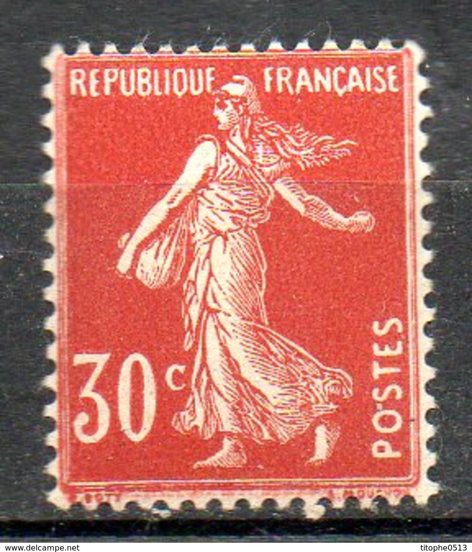 FRANCE. N°160 De 1921-22. 30c. Rouge. - 1906-38 Semeuse Camée