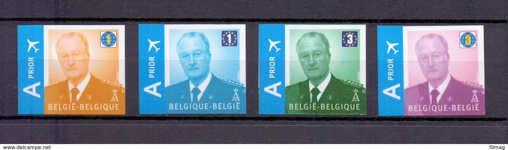 3867/3870 KONING ALBERT II  ONGETAND POSTFRIS** 2009 - Autres & Non Classés