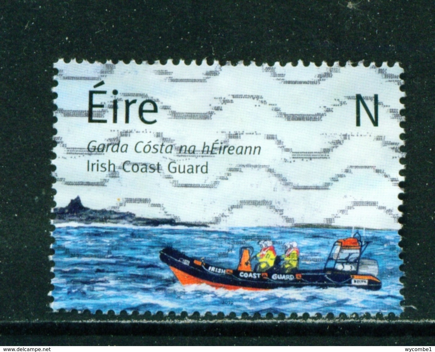 IRELAND  -  2019  Coastguard  'N'  Used As Scan - Used Stamps