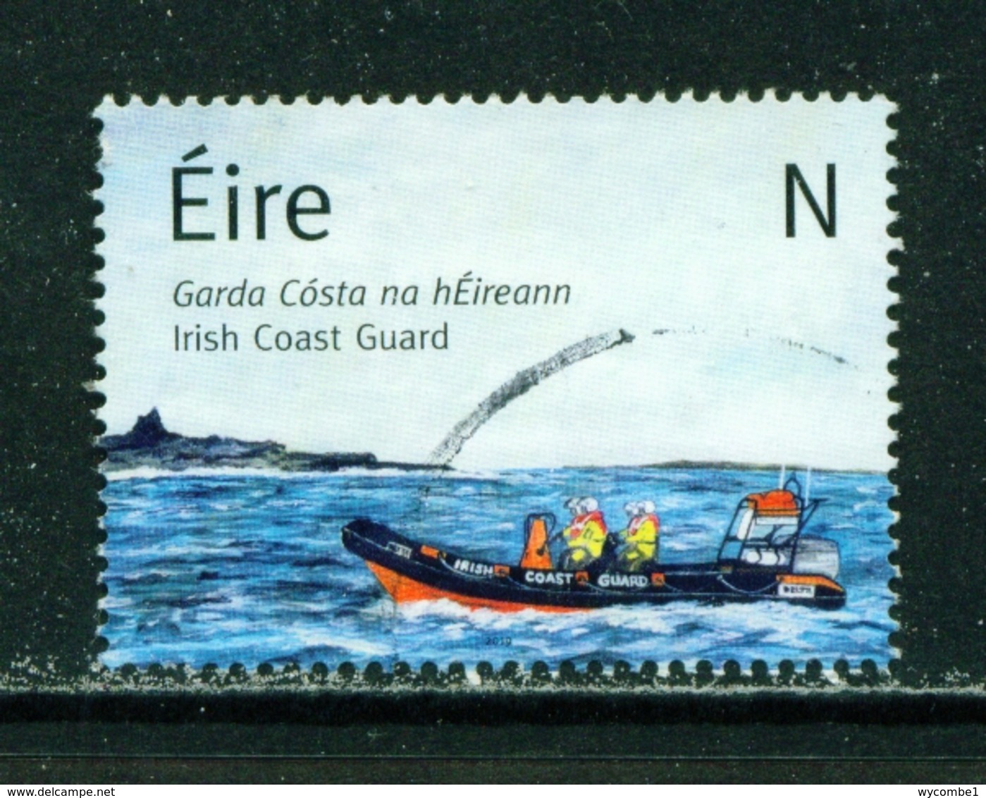 IRELAND  -  2019  Coastguard  'N'  Used As Scan - Used Stamps