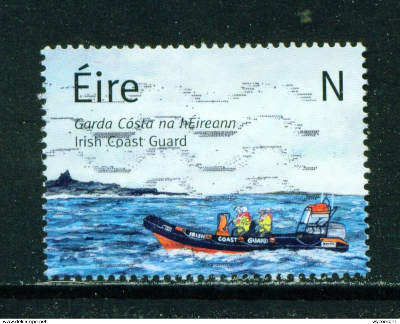 IRELAND  -  2019  Coastguard  'N'  Used As Scan - Used Stamps