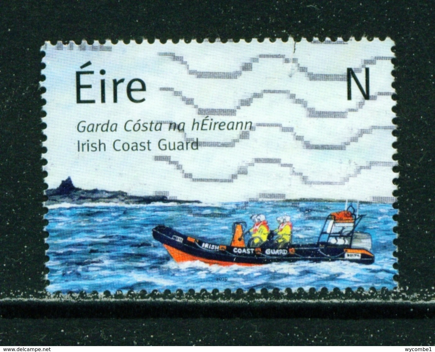 IRELAND  -  2019  Coastguard  'N'  Used As Scan - Used Stamps