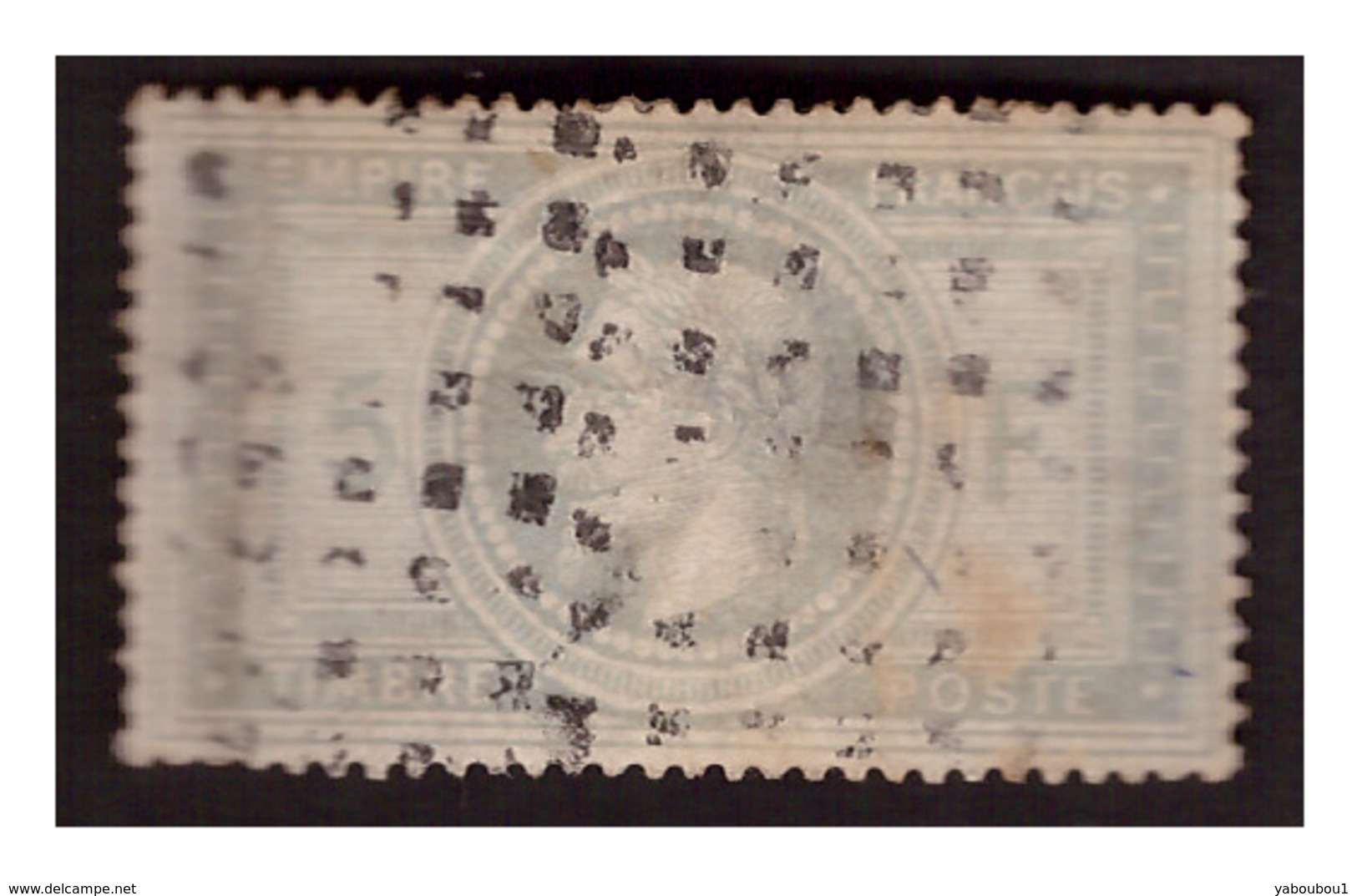 Timbre N° 33 Obl. Réparé - 1863-1870 Napoléon III Con Laureles