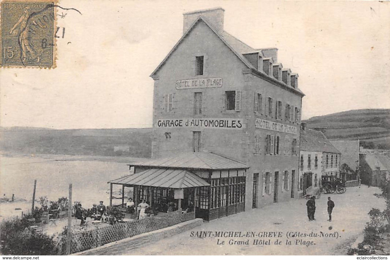 Saint Michel En Grève      22      Le Grand Hôtel De La Plage    (voir Scan) - Saint-Michel-en-Grève