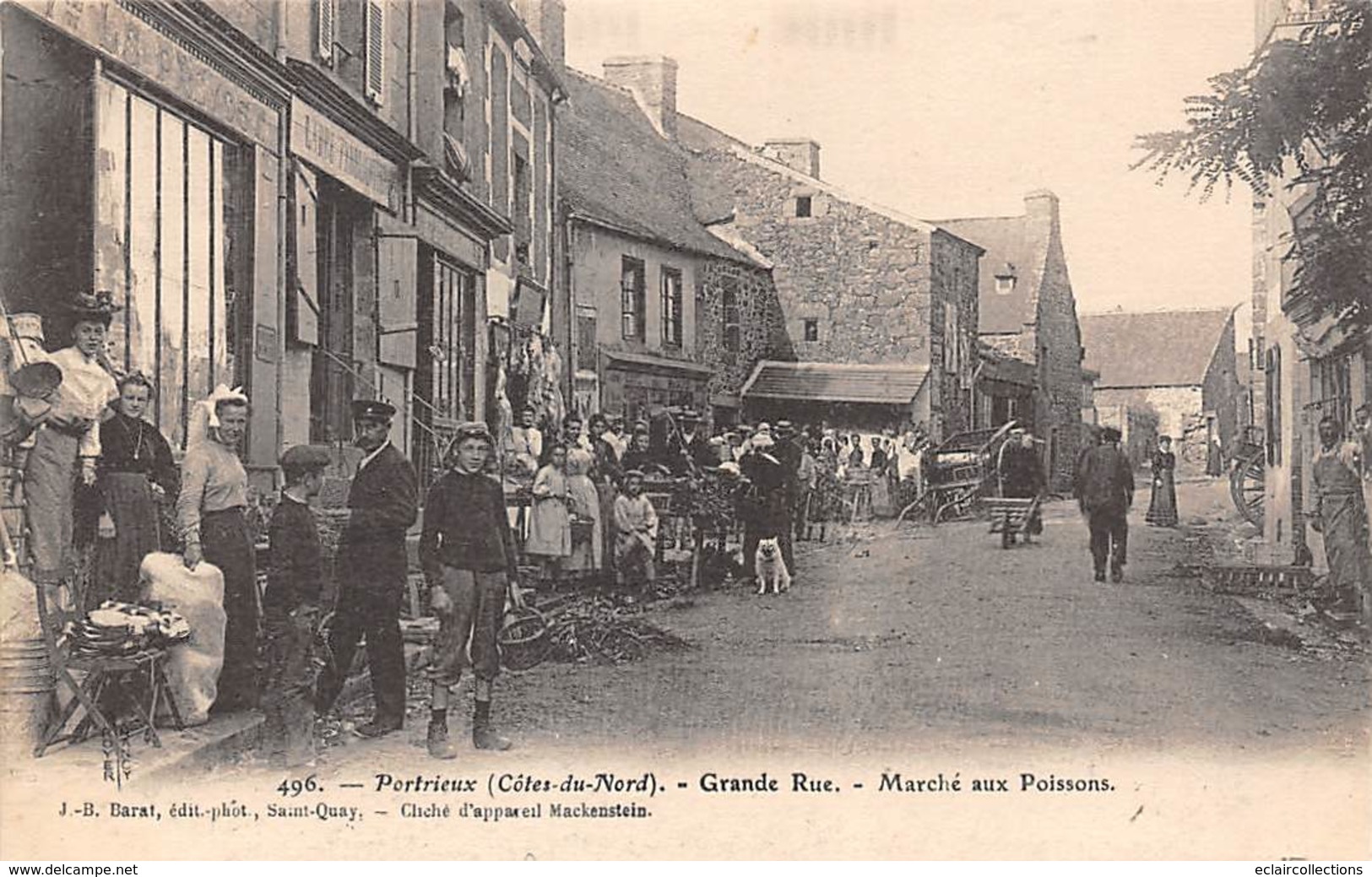 Saint Quay Portrieux       22      Le Marché Aux Poissons               Voir Scan) - Saint-Quay-Portrieux