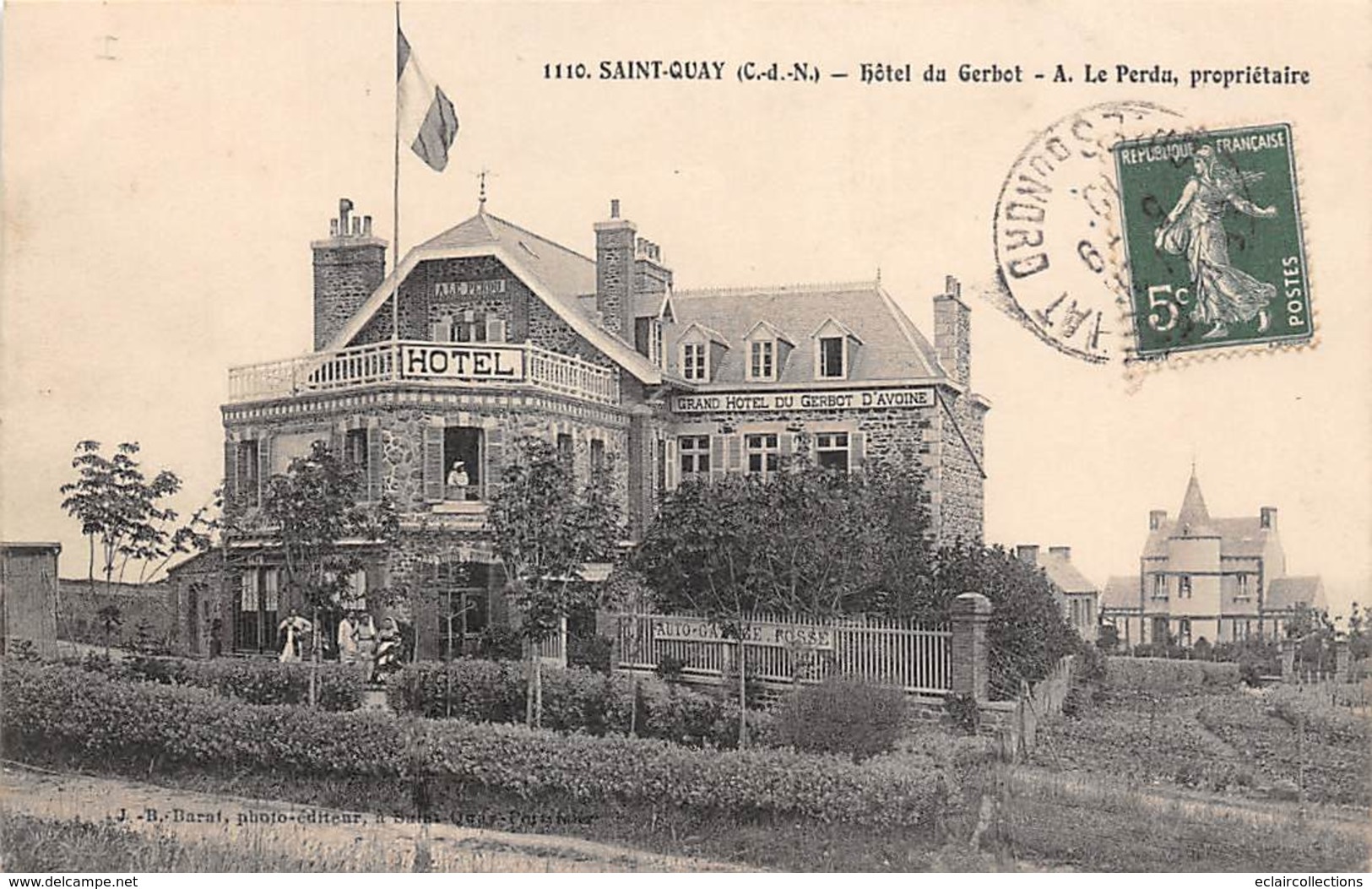 Saint Quay Portrieux       22      Hôtel Du Gerbot. M.Le Perdu. Propriétaire               Voir Scan) - Saint-Quay-Portrieux