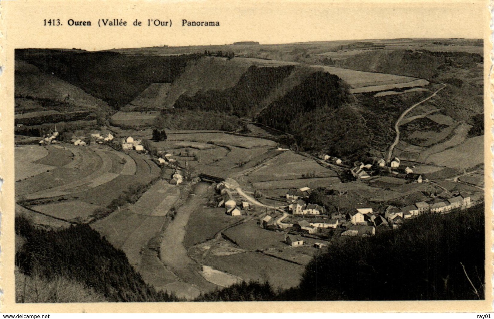 BELGIQUE - LIEGE - BURG-REULAND - OUREN - (Vallée De L'Our) Panorama. (n°1413). - Burg-Reuland