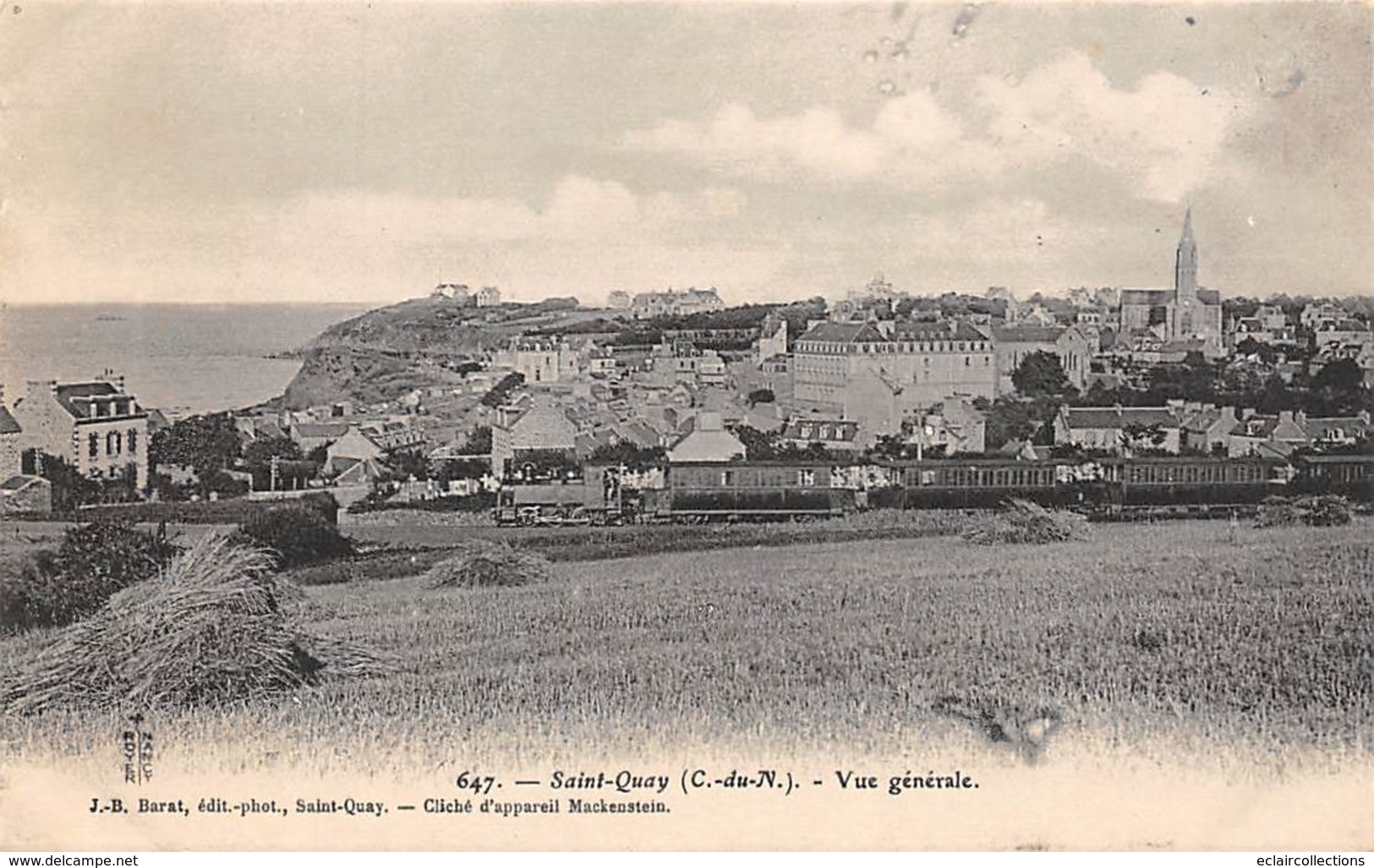 Saint Quay Portrieux       22      Vue Générale. Tramway            Voir Scan) - Saint-Quay-Portrieux