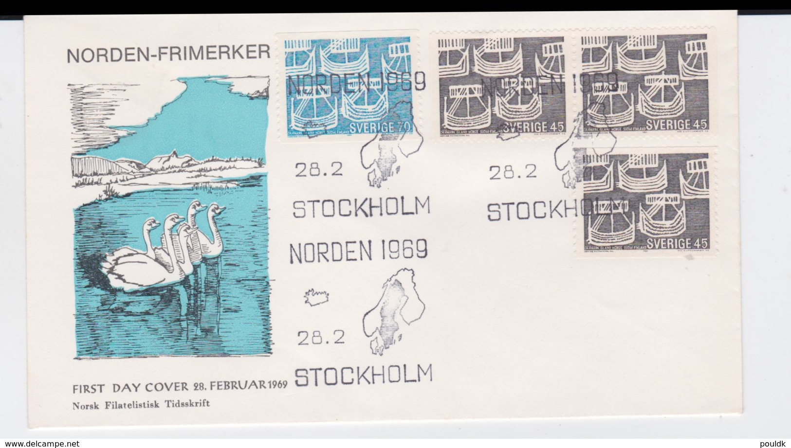 Sweden 1969 FDC NORDEN (G101-52) - Sonstige & Ohne Zuordnung