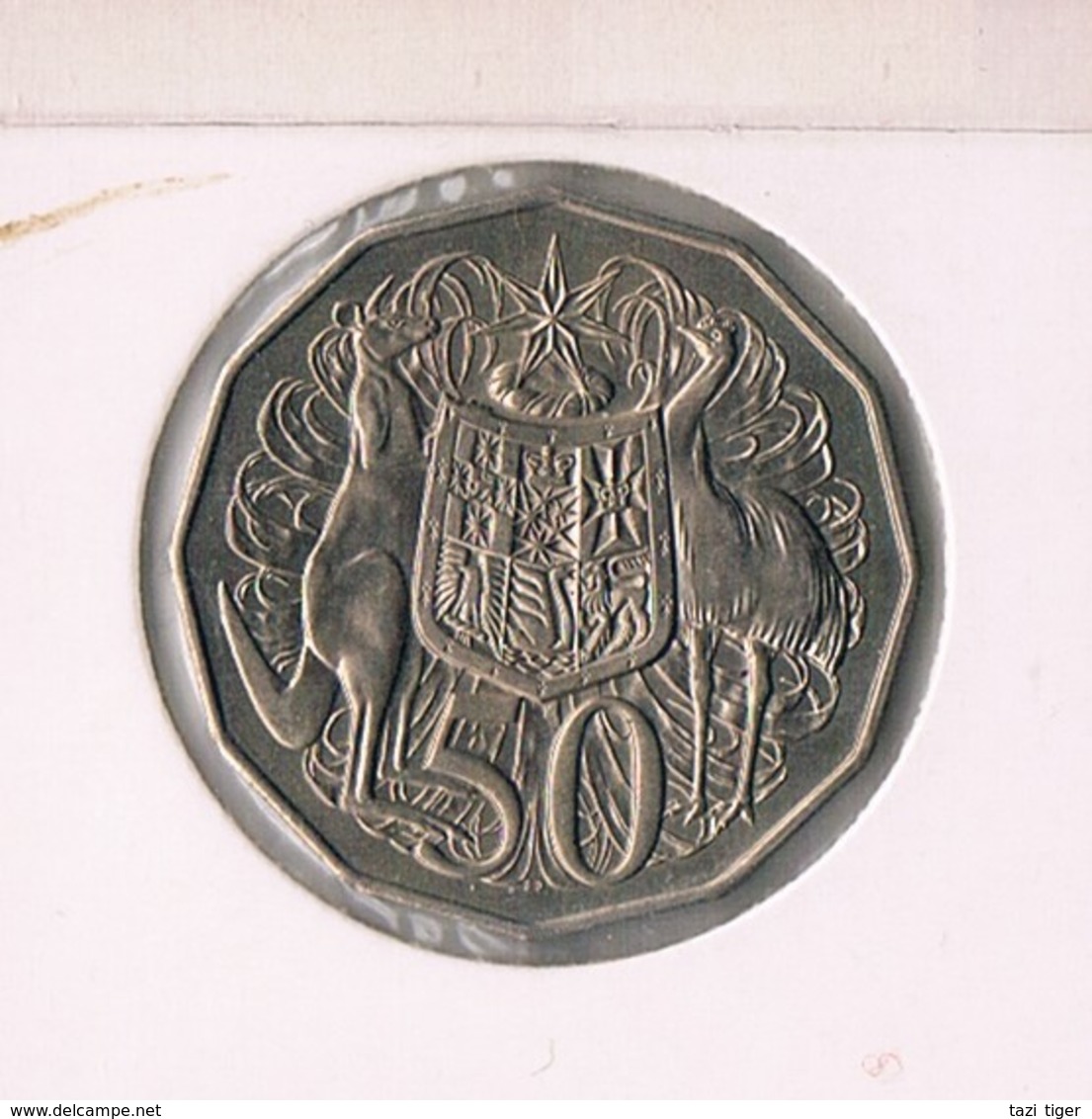 1981 • 50c • Coat Of Arms • Uncirculated Coin In Acid Free Coin Holder - Sonstige & Ohne Zuordnung