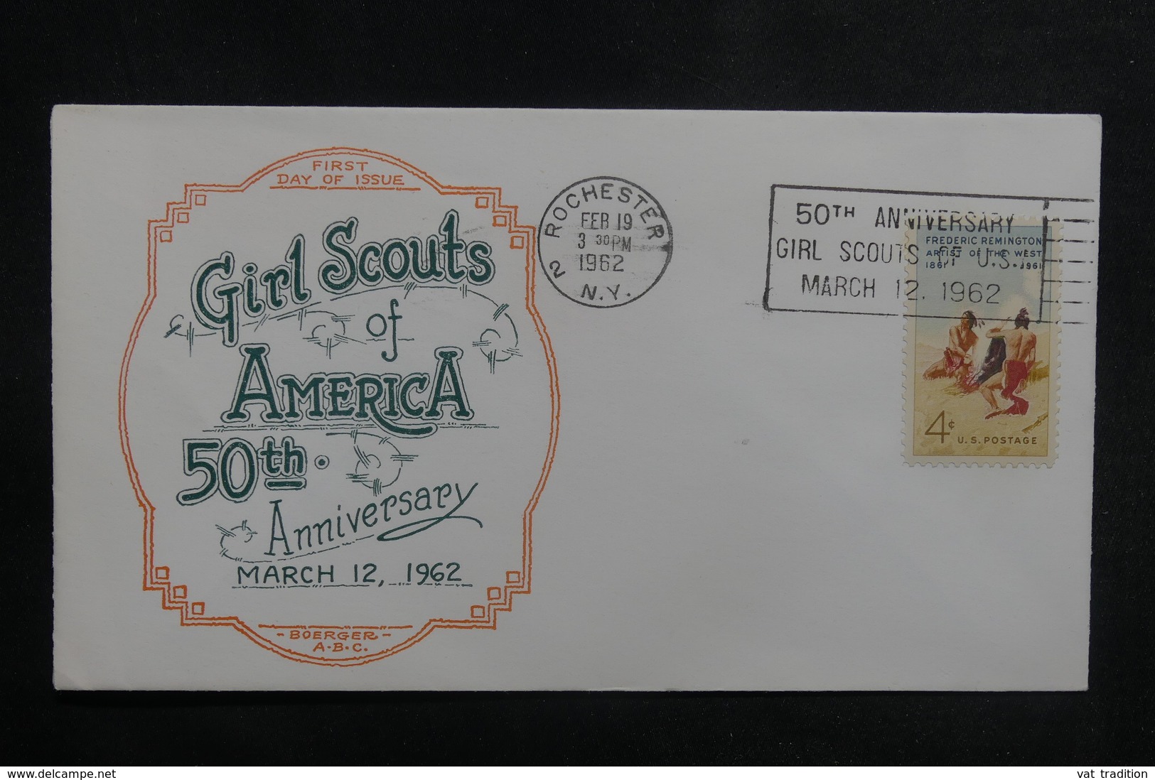 ETATS UNIS - Enveloppe FDC En 1962 - Scoutisme - L 38909 - 1961-1970