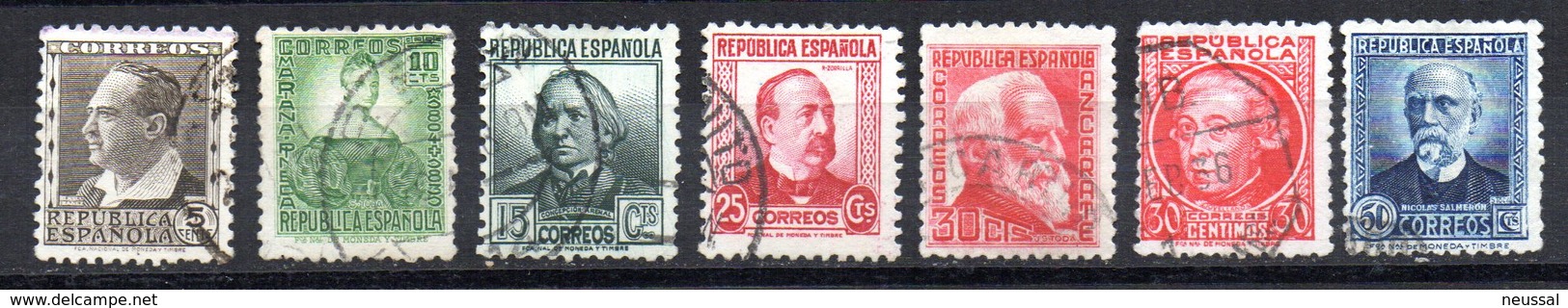 Serie  Nº 681/8  España- - Usados