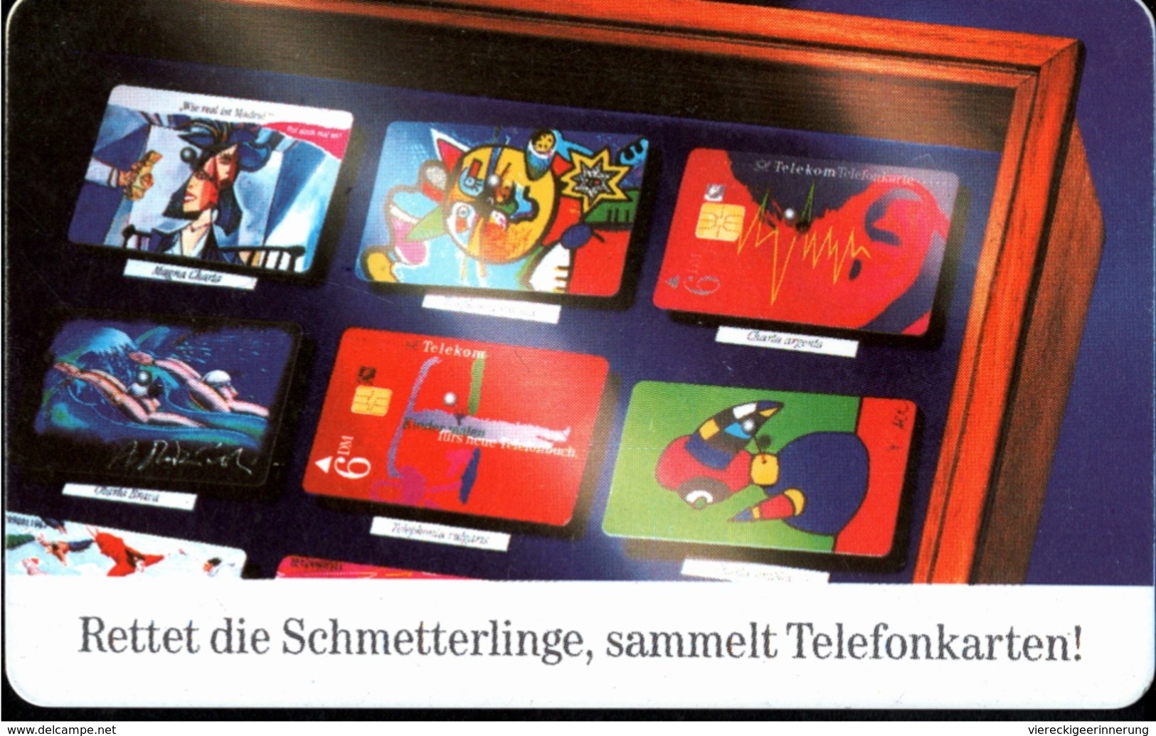! Telefonkarte, Telecarte, Phonecard, 1996, S PD, Sammelt Telefonkarten, Schmetterlinge, Germany - P & PD-Series : D. Telekom Till