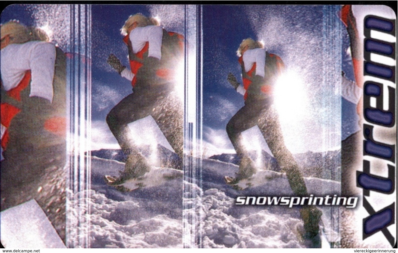 ! Telefonkarte, Telecarte, Phonecard, 1999, PD16, Sport, Snowsprinting, Germany - P & PD-Series : D. Telekom Till