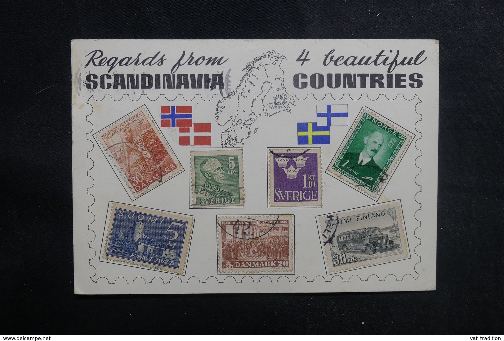 NORVÈGE - Carte Postale Philatélique De Copenhague Pour La France En 1963 - L 38940 - Covers & Documents