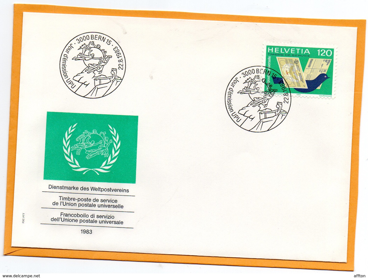 Switzerland 1983 FDC - Officials