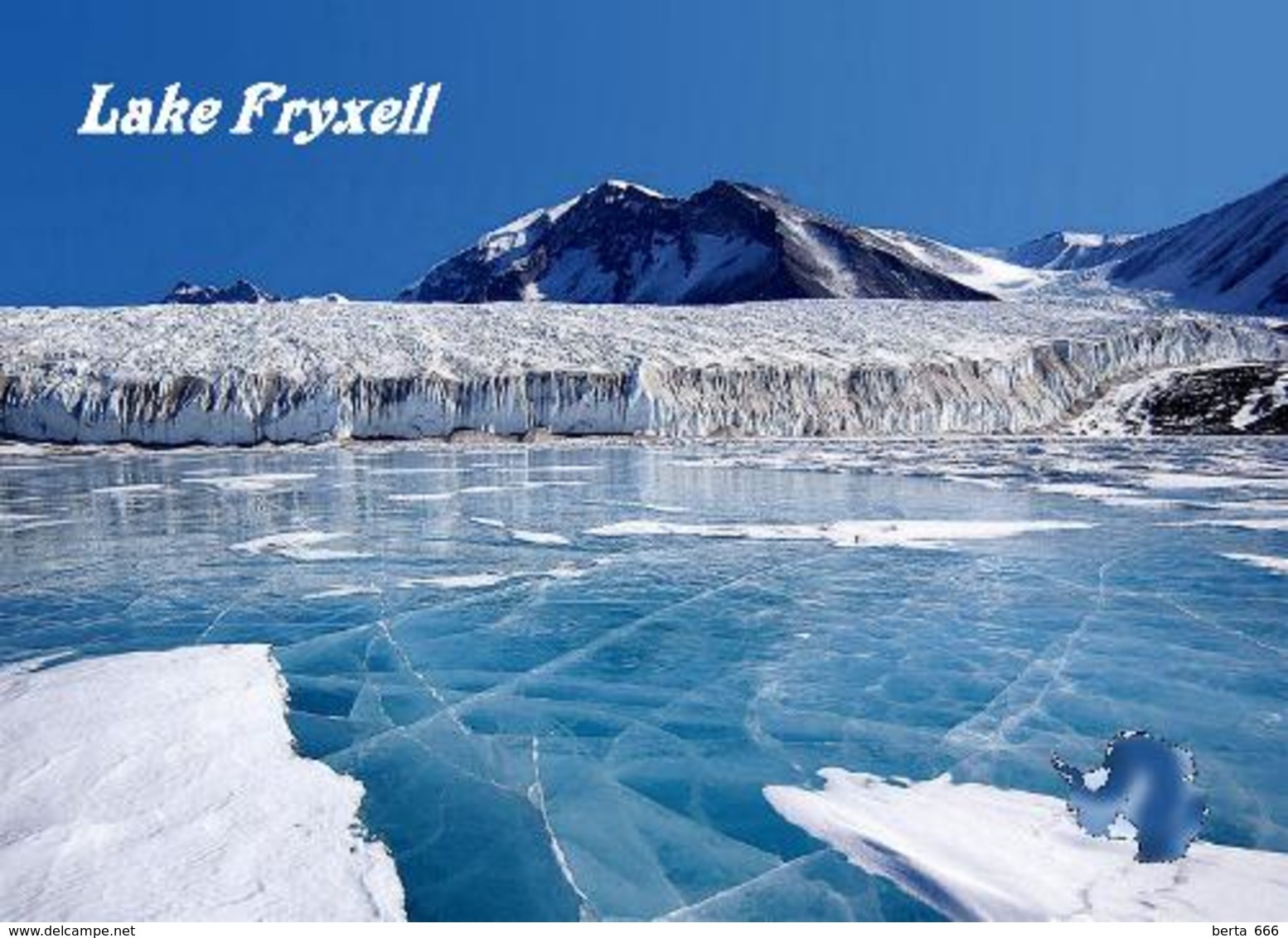 Antarctica Lake Fryxell New Postcard Antarktis AK - Sonstige & Ohne Zuordnung