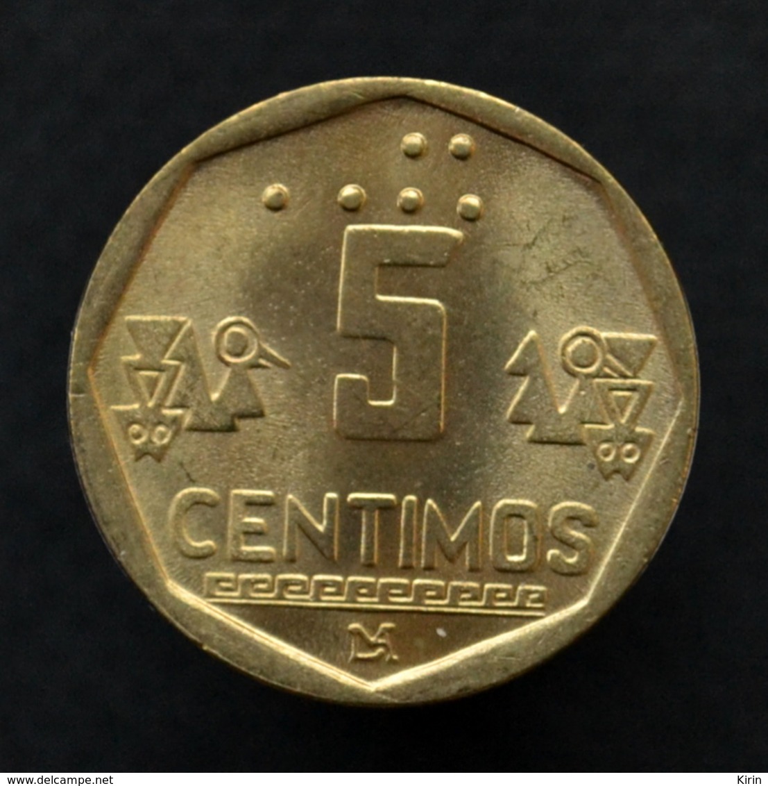 Peru 5 Céntimos 1998. South America Coin. Km304.2. UNC - Peru